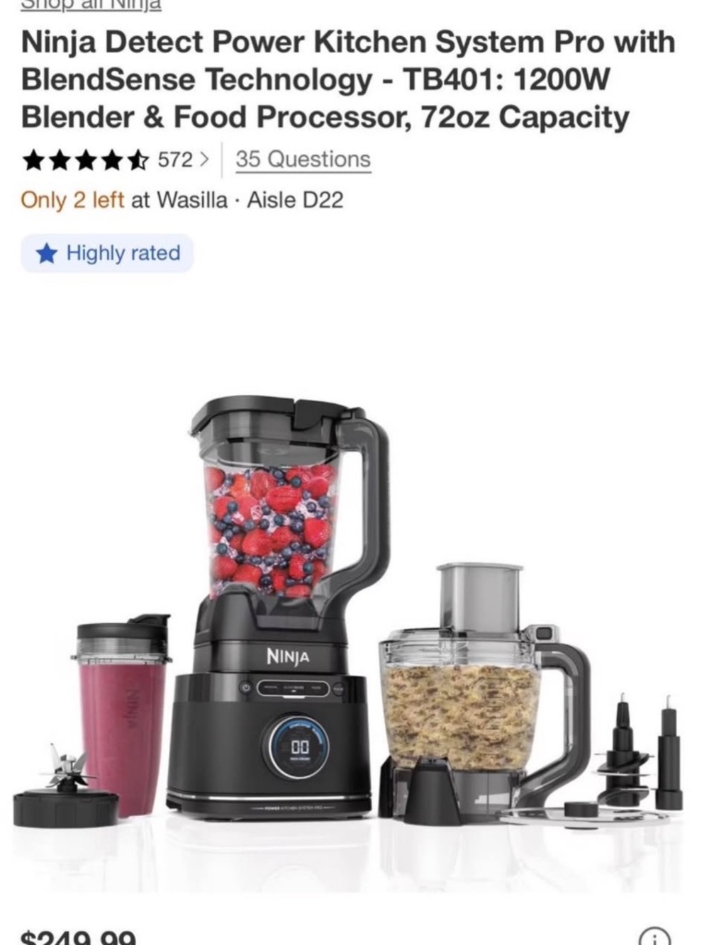 Ninja Power Kitchen System Pro - NEVER USED NWT in box